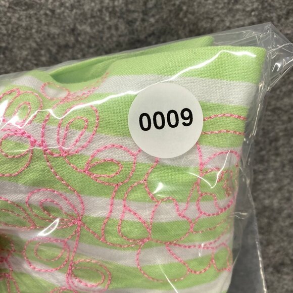 Lady Hagen Skirts Women's 12 Green White Striped Zip Lined Shorts Sport Cotton - Picture 9 of 9